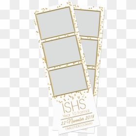 Gold Photo Booth Template, HD Png Download - gold confetti png