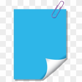 Blue Sticky Note Png, Transparent Png - sticky note png