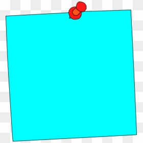 Blue Sticky Note Clipart, HD Png Download - sticky note png