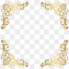 Gold Border Transparent Background, HD Png Download - gold confetti png