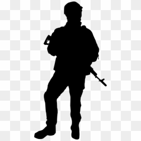 Soldier Silhouette Transparent Background, HD Png Download - soldier png