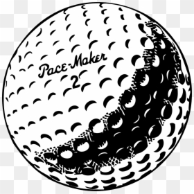 Golf Ball Clipart Free Vector, HD Png Download - golf ball png