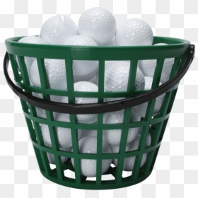 Bucket Of Golf Balls Png, Transparent Png - golf ball png