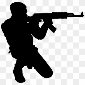 Transparent Background Soldier Silhouette, HD Png Download - soldier png