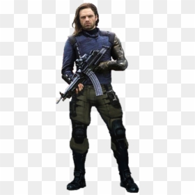 Avengers Infinity War Bucky Png, Transparent Png - soldier png