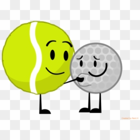 Golf Ball X Tennis Ball, HD Png Download - golf ball png