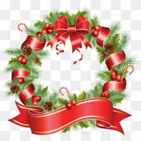 Imagen De Corona Navideña, HD Png Download - mistletoe png
