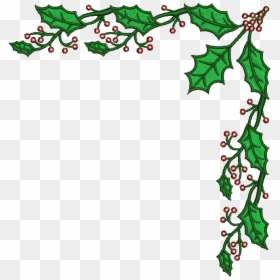 Free Clip Art Christmas Border, HD Png Download - mistletoe png
