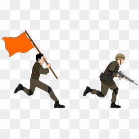 Soldier Charging Png, Transparent Png - soldier png