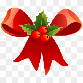 Ribbon For Christmas, HD Png Download - mistletoe png