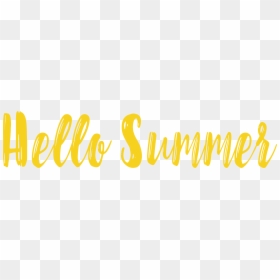 Calligraphy, HD Png Download - summer png
