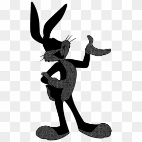 Bugs Bunny Silhouette, HD Png Download - bunny png