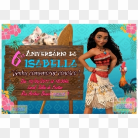 Moana Convites, HD Png Download - moana png images