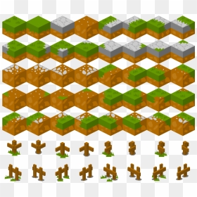 Isometric Game Tiles, HD Png Download - 128x128 png images