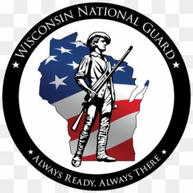 Wisconsin National Guard Logo, HD Png Download - american border png