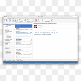 Outlook For Mac, HD Png Download - outlook icon png