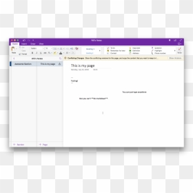 Screenshot, HD Png Download - onenote png