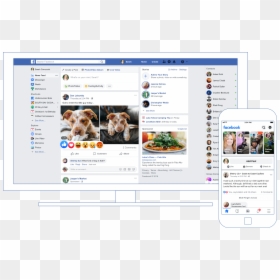 Facebook Newsfeed Transparent, HD Png Download - facebook page png