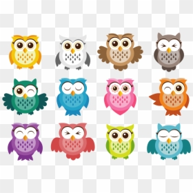 Cute Owl Vector Png, Transparent Png - email vector icon png