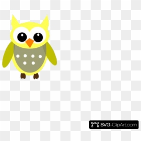 Yellow Owl Gray Clip Art Icon And Clipart Transparent - Cartoon, HD Png Download - owl icon png