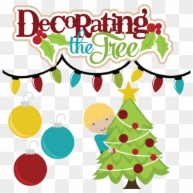 Clip Art Christmas Tree Decorating, HD Png Download - christmas png files