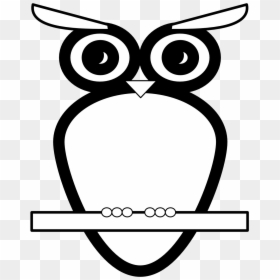 Black And White Owl Clipart Hedwig, HD Png Download - owl icon png