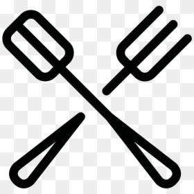 Spatula And Fork Png, Transparent Png - fork icon png