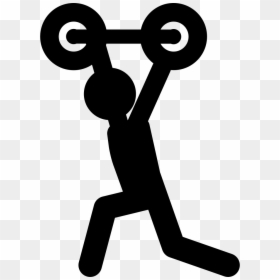 Weight Lifting Png Silhouette, Transparent Png - weight icon png