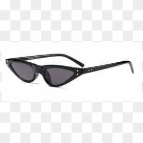 Small Black Cat Eye Sunglasses, HD Png Download - oculos deal with it png