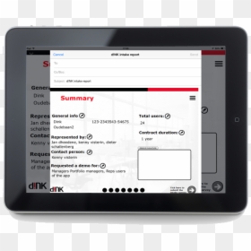 Tablet Computer, HD Png Download - send button png