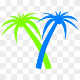 Palm Tree Clip Art, HD Png Download - palm trees clipart png