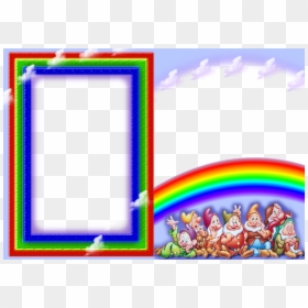 Rainbow Frame In Png, Transparent Png - free rainbow png
