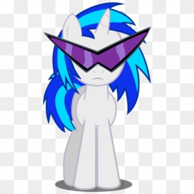 Vinyl Scratch Pony, HD Png Download - thug shades png