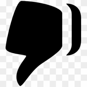 Simbolo De Desaprobacion, HD Png Download - dislike button png