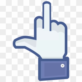 Fuck You Sign Facebook, HD Png Download - login with facebook button png