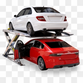 Car Stack Lift, HD Png Download - car elevation png