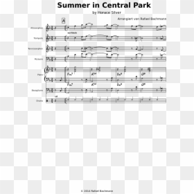 Summer In Central Park Pdf, HD Png Download - central park png
