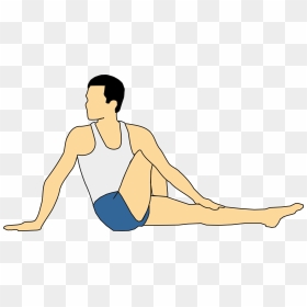 Vakrasana Clipart, HD Png Download - stretch png