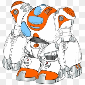 Robot Clip Art, HD Png Download - android robot png