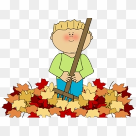 Raking Leaves Clip Art, HD Png Download - leaves pile png
