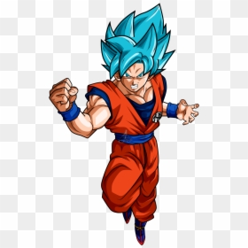 Goku Clipart Ssblue - Goku Ssj Blue Kaioken X10, HD Png Download