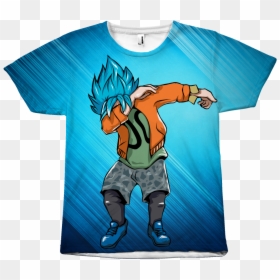 Goku Super Saiyan God T Shirt, HD Png Download - goku ssj blue png