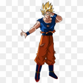 Goku Ssj Genkidama Png, Transparent Png - goku ssj blue png