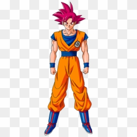 Disegni Di Goku Super Saiyan God, HD Png Download - goku ssj blue png