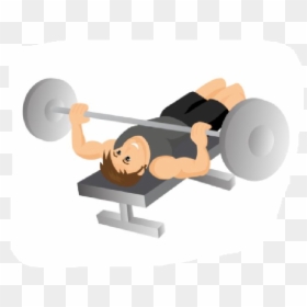 Decline Bench Press Position, HD Png Download - weightlifter png