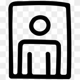 User, HD Png Download - hand drawn square png