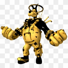 Bendy And The Ink Machine Brute Boris, HD Png Download - ink smudge png