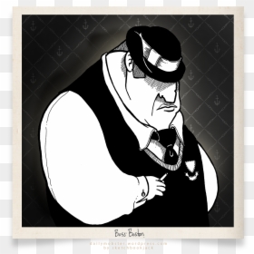 Black And White Gangster Cartoon, HD Png Download - gangsters png