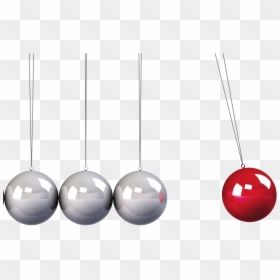 Newton's Cradle Animation Gif, HD Png Download - pendulum png