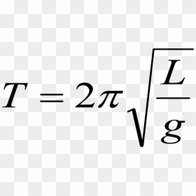 Time Period Of Oscillation Formula, HD Png Download - pendulum png